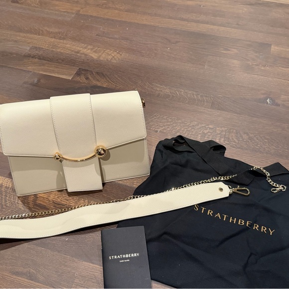 Strathberry Crescent shoulder leather bag - Picture 2 of 13
